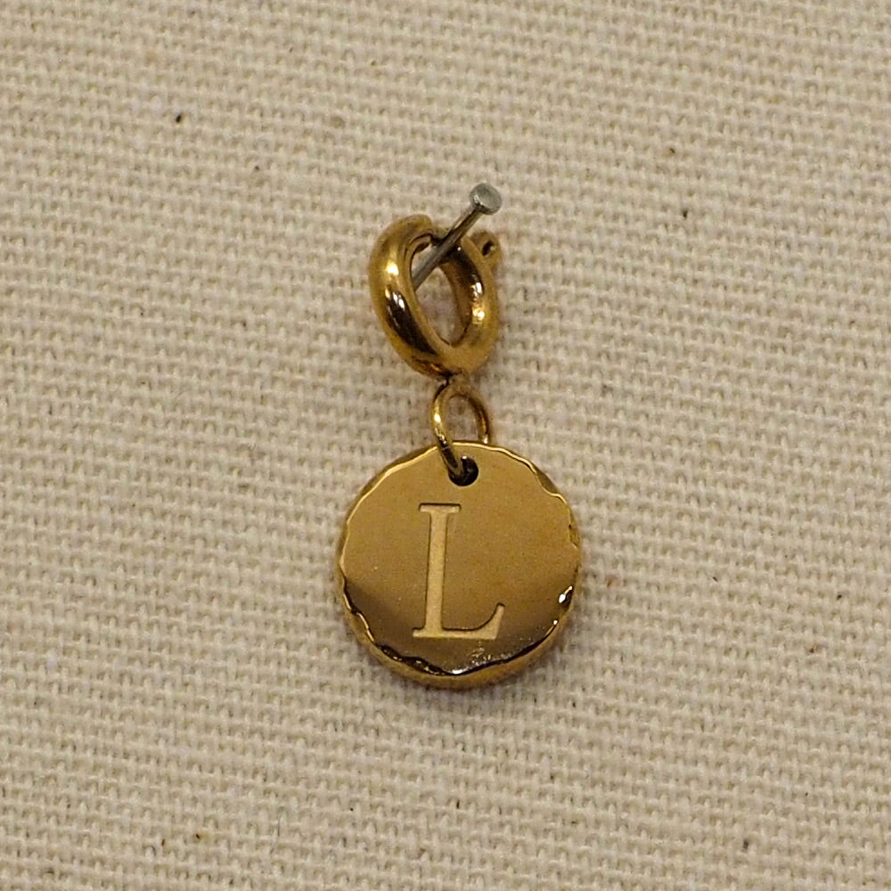 CHARM'S acier doré BOHM lettre L   BS01260180.L