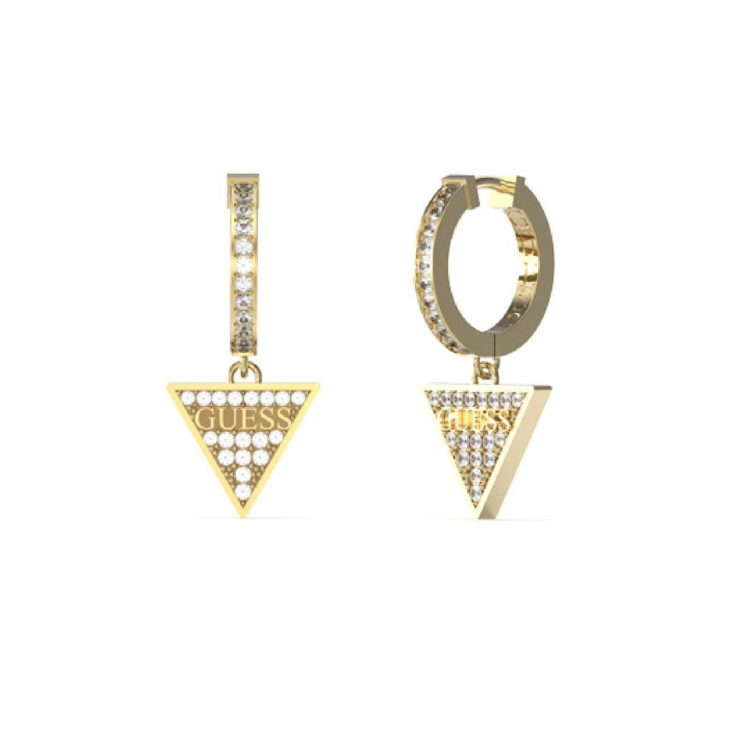 BOUCLES D'OREILLES Dame acier doré HUGGIE ME GUESS JUBE03135JWYG