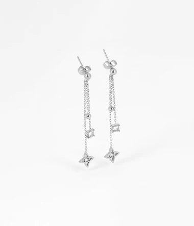 BOUCLES D'OREILLES Dame pendantes acier inoxydable ZAG