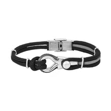 Charger l&#39;image dans la galerie, BRACELET Homme BOLLARD AMARRE 2 BICOLORE ELDEN BA01/17-RG/BG
