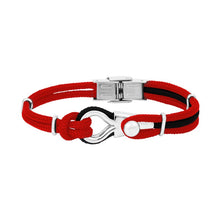 Charger l&#39;image dans la galerie, BRACELET Homme BOLLARD AMARRE 2 BICOLORE ELDEN BA01/17-RG/BG
