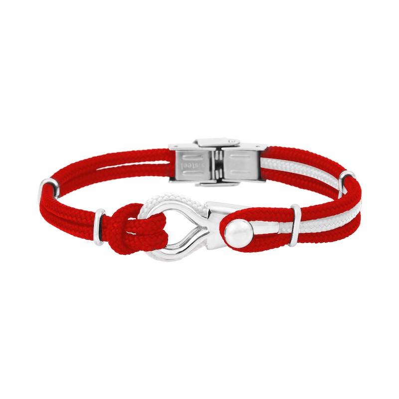 BRACELET Homme BOLLARD AMARRE 2 BICOLORE ELDEN BA01/17-RG/BG