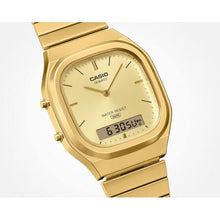 Charger l&#39;image dans la galerie, MONTRE Unisexe CASIO VINTAGE DORE AQ-240EG-9AEF
