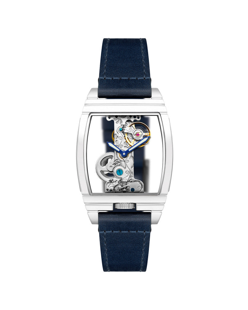 MONTRE Homme Discovery Wolver Bridge Mechanical cuir EARNSHAW ES-8299-01