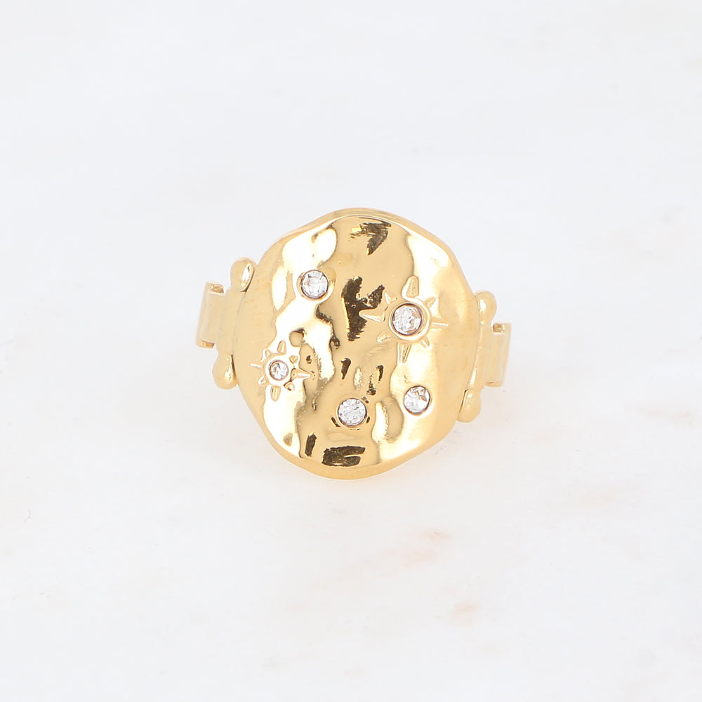 BAGUE réglable Etoilée zirconium BOHM