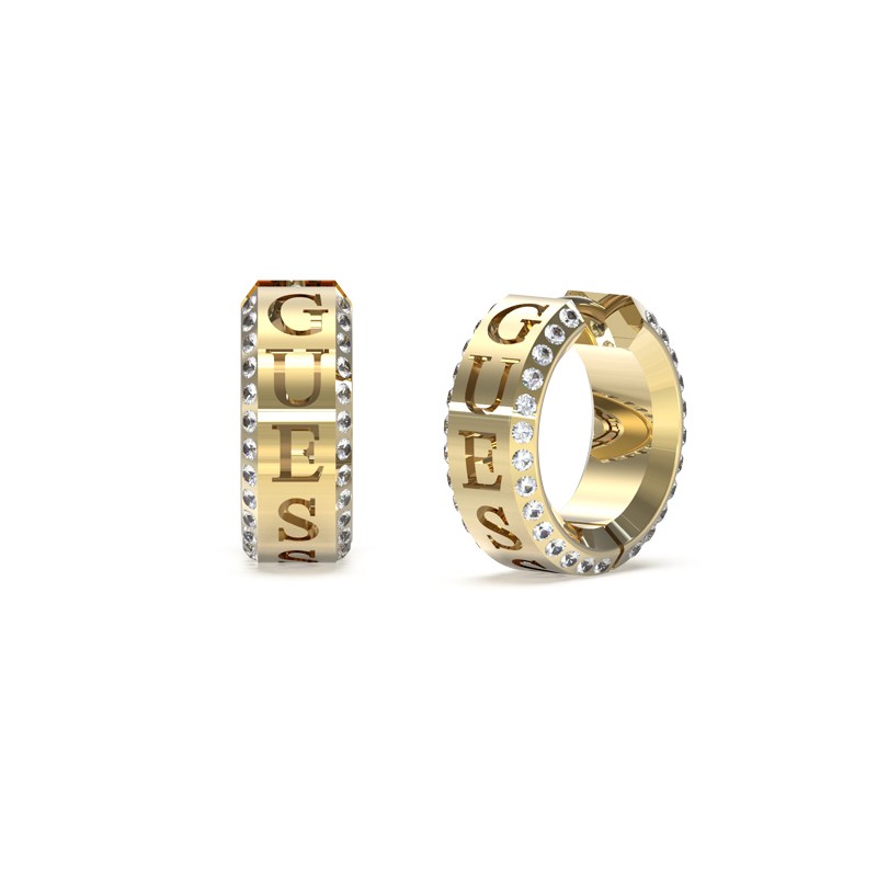 BOUCLES D'OREILLES Dame JUST GUESS acier doré GUESS JUBE03112JWYG