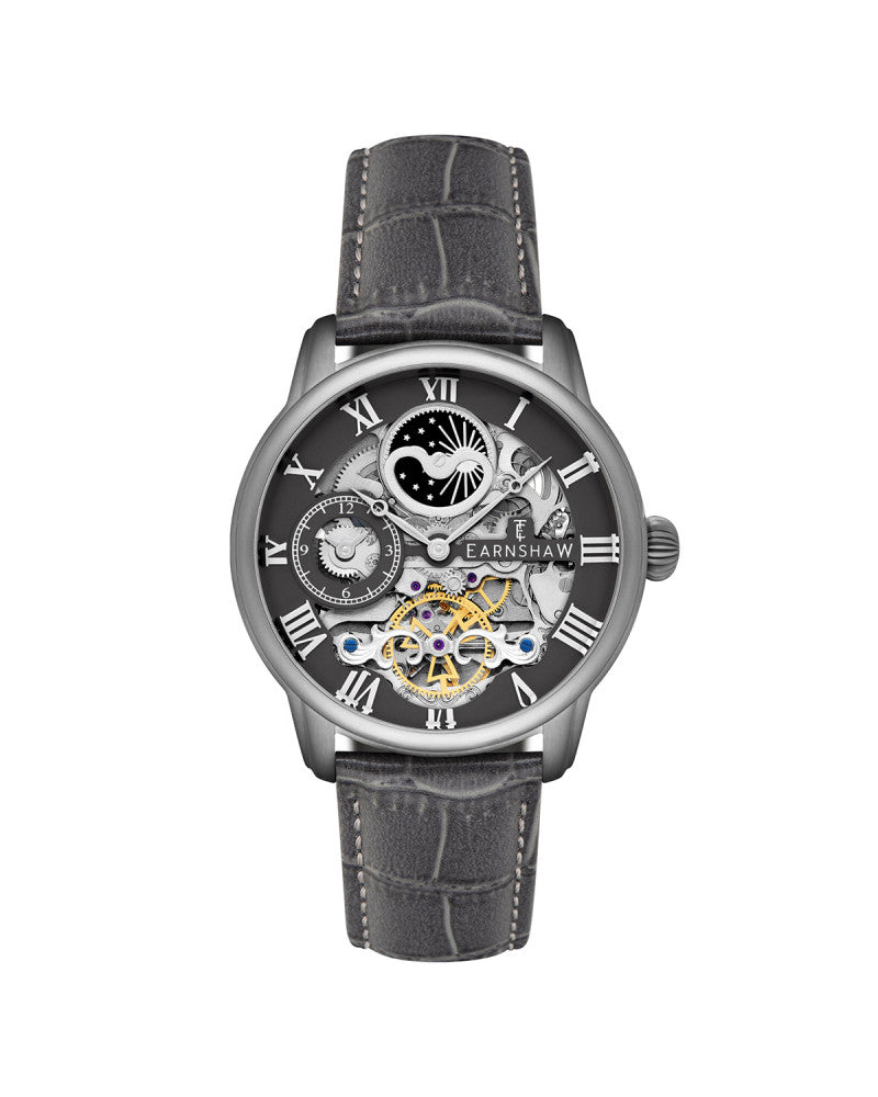 MONTRE Homme Longitude Automatic Skeleton EARNSHAW ES-8006-0F