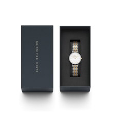 Charger l&#39;image dans la galerie, MONTRE Dame Lumine Bezel 5-Link Two-Tone  DANIEL WELLINGTON DW00100665
