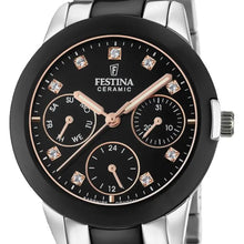 Charger l&#39;image dans la galerie, MONTRE dame FESTINA CERAMIC NOIR F20497/3

