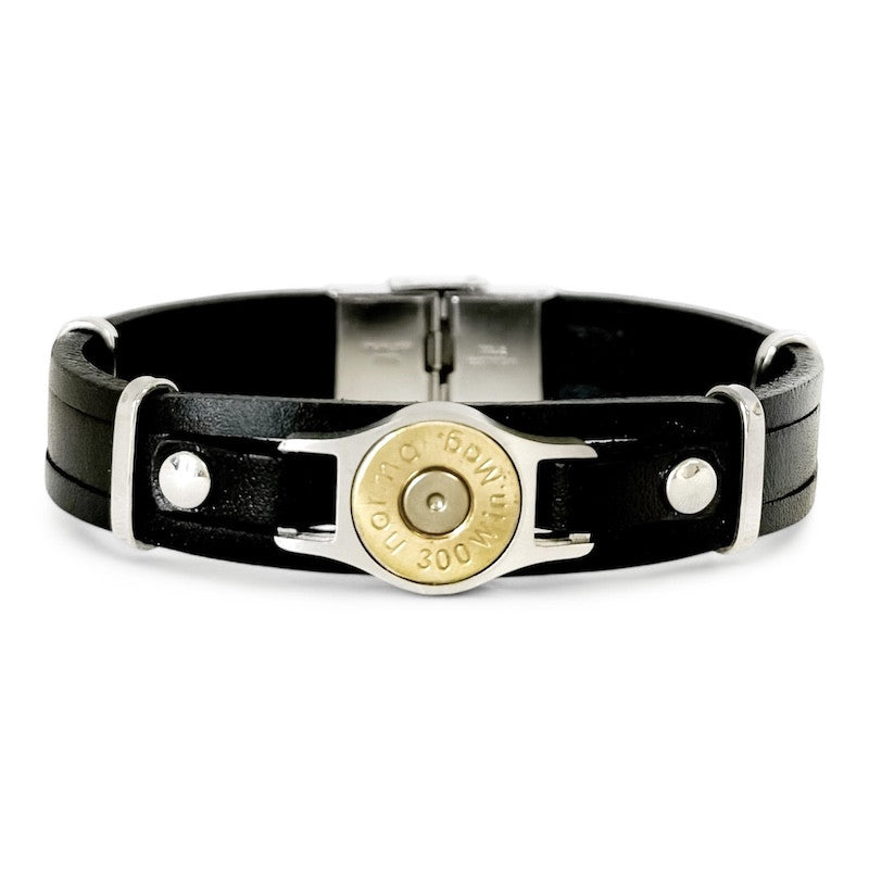 BRACELET Homme  acier et triple cuir BANG BANG N.20 ELDEN SB20-N-20