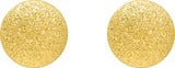 BOUCLES D'OREILLES Dame puces OR JAUNE