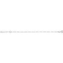 Charger l&#39;image dans la galerie, BRACELET ARGENT RHODIE OLIVES RESINE BLANCHE   020868W
