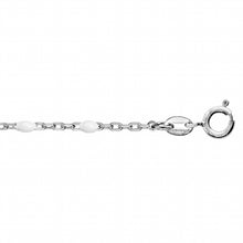 Charger l&#39;image dans la galerie, BRACELET ARGENT RHODIE OLIVES RESINE BLANCHE   020868W
