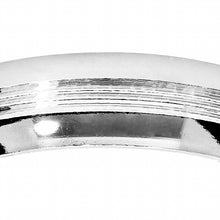 Charger l&#39;image dans la galerie, ALLIANCE DIAMANTEES 5MM ARGENT RHODIE  A06335
