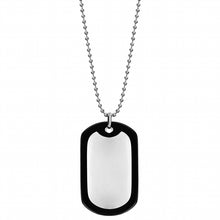 Charger l&#39;image dans la galerie, COLLIER ACIER CHAINE BOULE PLAQUE GI    138856
