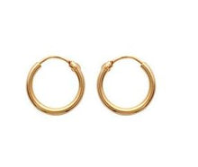 Charger l&#39;image dans la galerie, BOUCLES D&#39;OREILLES Dame ou mixte CREOLES PLAQUE OR
