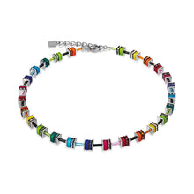 Charger l&#39;image dans la galerie, Collier Dame GeoCUBE® classique polaris &amp; strass multicolore 4409/10-1500
