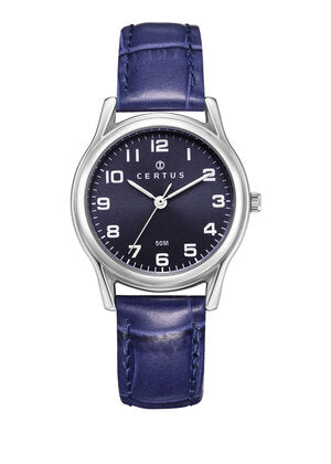 MONTRE Dame cuir bleu 644376 CERTUS