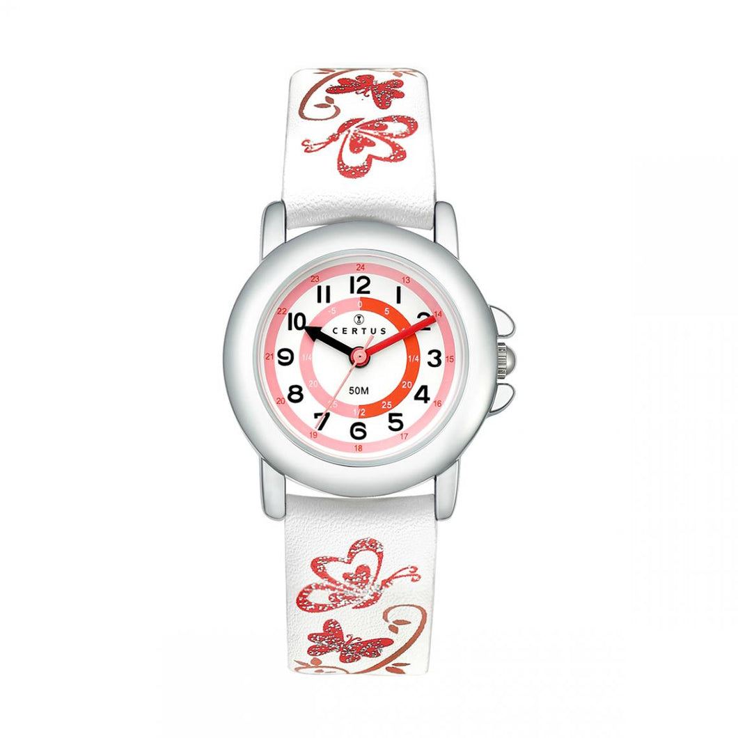 MONTRE CERTUS JUNIOR EDUCATIVE PAPILLON ROUGE 647545