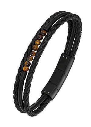 BRACELET HOMME ALL BLACKS MULTI RANGS 682152