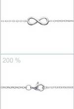 Charger l&#39;image dans la galerie, BRACELET Femme  ARGENT RHODIE MOTIF INFINI 72129318
