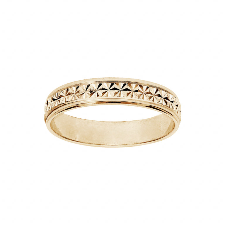 ALLIANCE VERMEIL 4 MM DIAMANTEE ETOILE  V862634