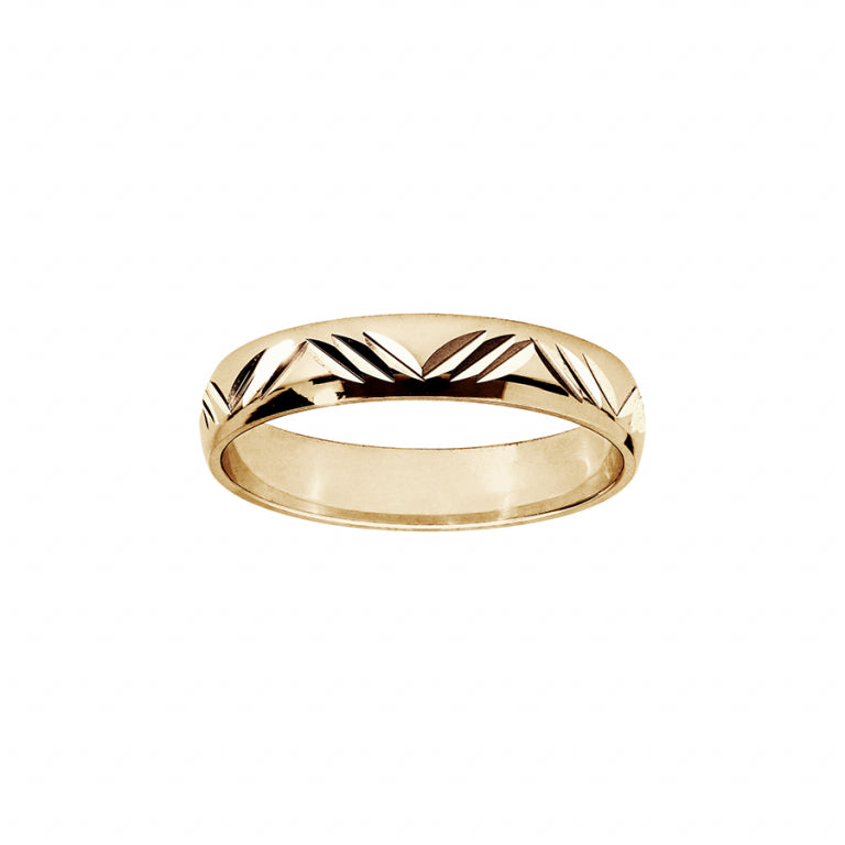 ALLIANCE DIAMANTEES 4MM VERMEIL V86304