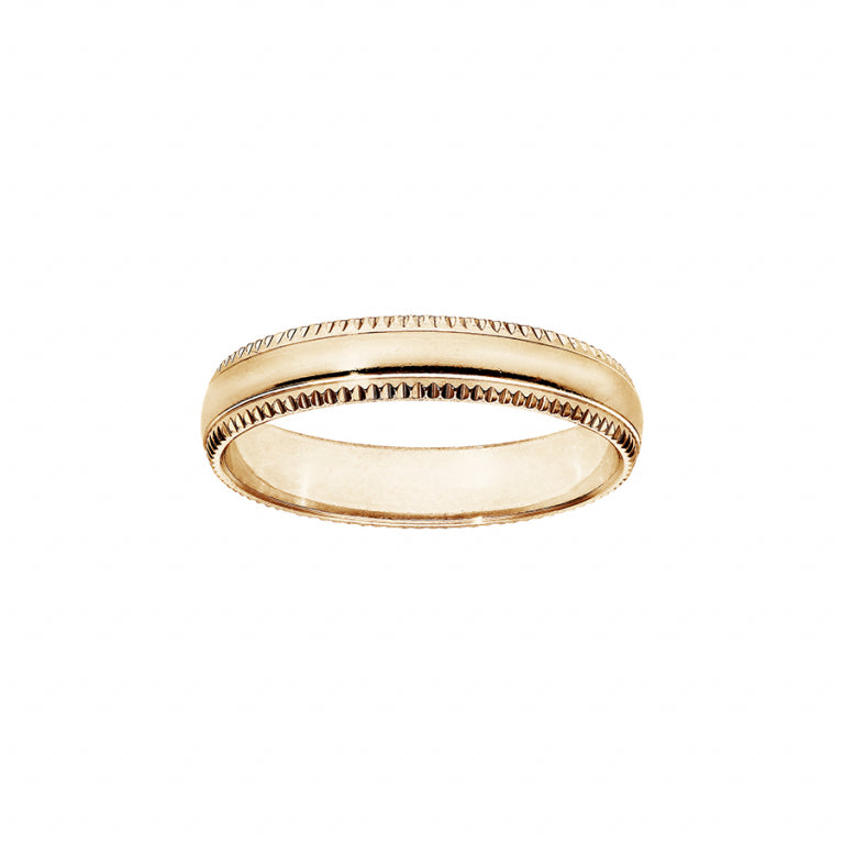 ALLIANCE DIAMANTEE 4 MM VERMEIL V86314