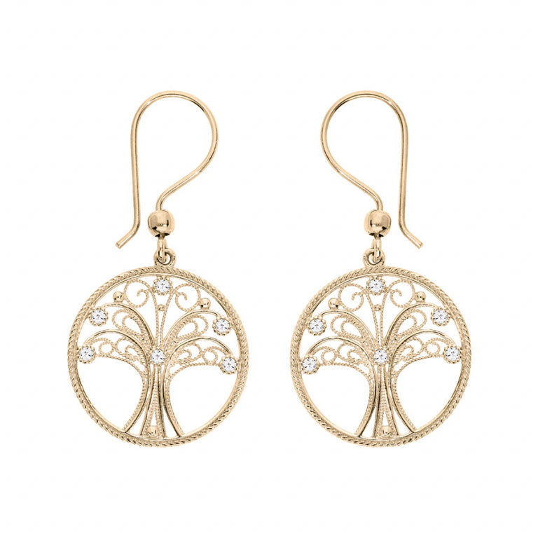 BOUCLES D'OREILLES Dame arbre de vie  914806