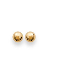 Charger l&#39;image dans la galerie, BOUCLES D&#39;OREILLES PUCES BOULE PLAQUE OR
