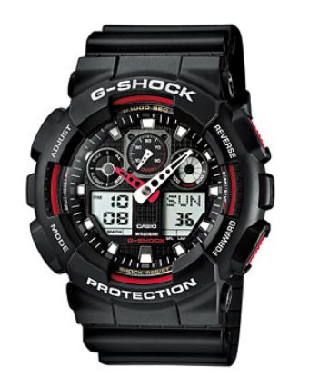MONTRE Homme G-SHOCK RESINE NOIR GA-100-1A4ER