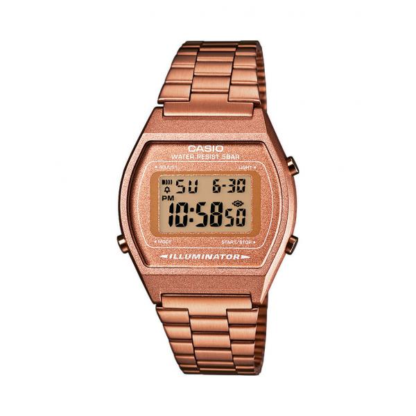 MONTRE CASIO VINTAGE MIXTE DIGITAL ROSE GOLD  B640WC-5AEF