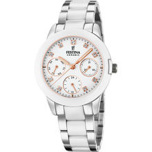 Charger l&#39;image dans la galerie, MONTRE dame FESTINA CERAMIC blanche F20497/1
