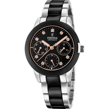 Charger l&#39;image dans la galerie, MONTRE dame FESTINA CERAMIC NOIR F20497/3
